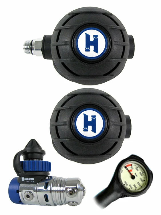 Halcyon Regulator Set: H75P (DIN Only) / Aura / Aura Occy & Free Termo Gauge 3 Halcyon Regulator Set: H75P (DIN Only) / Aura / Aura Occy & Free Termo Gauge