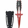 Mac Coltellerie Apnea 9 Carbon Red Knife -Online Dive Gear Sales Shop Mac Coltellerie Apnea 9 Carbon