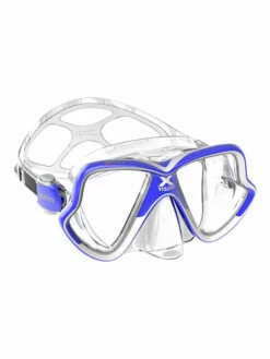 Mares X-Vision Mid Mask 8 Mares X-Vision Mid Mask -Online Dive Gear Sales Shop Mares X Vision Mid Mask Clear Blue White
