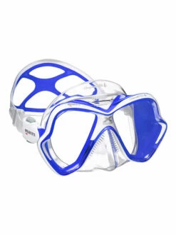 Mares X-Vision Ultra Liquidskin Mask -Online Dive Gear Sales Shop Mares X Vision Ultra Liquidskin Mask Blue White Clear