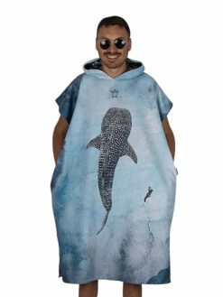 Ocean Armour Whale Shark Poncho -Online Dive Gear Sales Shop Ocean Armour Whale Shark Poncho Front
