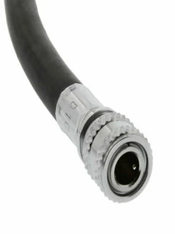 Rubber Black Low Pressure Inflator Hose (for BC, Drysuit Or Sidemount)