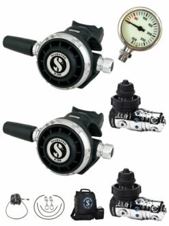 Scubapro MK25 Evo / G260 Backmount Tech Diver Regulator Set