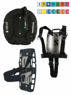 Scubapro S-Tek Pure Single System -Online Dive Gear Sales Shop Scubapro S Tek 40lb Wing Pure Single System