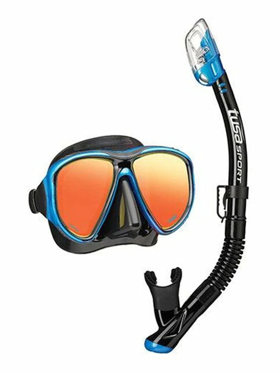TUSA Sport Black Pro Mirror Snorkel Set 4 TUSA Sport Black Pro Mirror Snorkel Set - Image 2