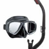 TUSA Sport Splendive 2 Prescription Snorkel Set (with Corrective Lenses) -Online Dive Gear Sales Shop TUSA Splendive Adult Snorkel Set Black Black