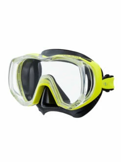 TUSA Freedom Tri-Quest Dive Mask -Online Dive Gear Sales Shop TUSA Tabata Freedom Tri Quest Dive Mask M 3001 Black Fluoro Yellow BK FY
