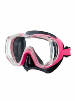 TUSA Freedom Tri-Quest Dive Mask -Online Dive Gear Sales Shop TUSA Tabata Freedom Tri Quest Dive Mask M 3001 Black Hot Pink BK HP